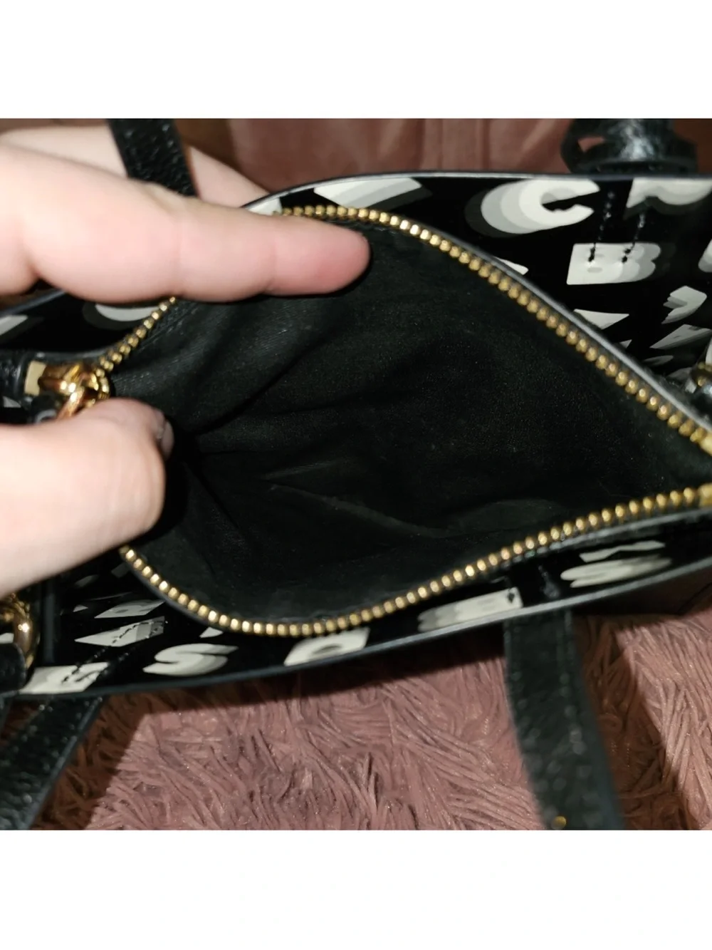 Marc Jacobs Black Leather Satchel